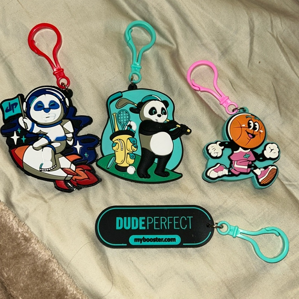 Dude Perfect Keychain Lot